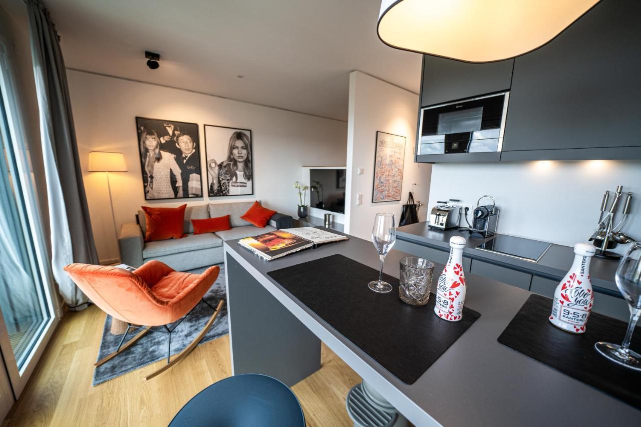 Luxury Apartments Duesseldorf Luaran gambar